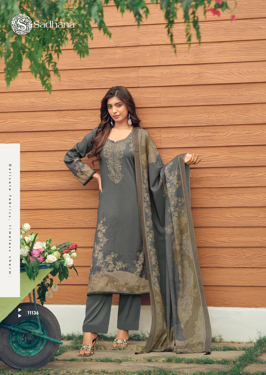 SOWWA by SADHANA FASHION 1131 To 11136 series Designer Festive and casual wear PURE JAAM COTTON Dresses At Wholesale Price